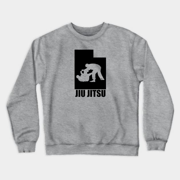 Utah BJJ (w/ Text) Crewneck Sweatshirt by Ruiz Combat Grappling